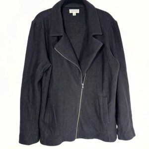 Magnolia Grace Women’s Motto Jacket Size Large Black Wool Office Night Out